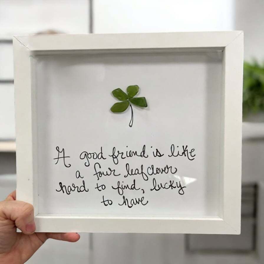 🔥Friendship sea glass🖐️Handmade