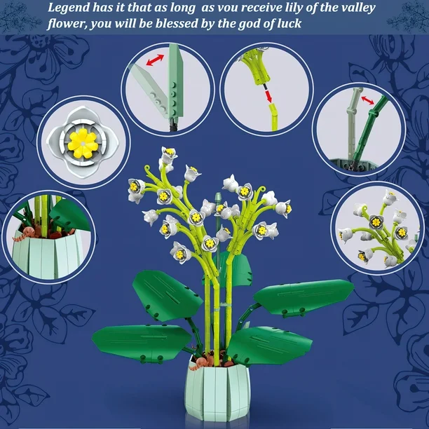  DIY Flower Building Kit--Lily of The Valley