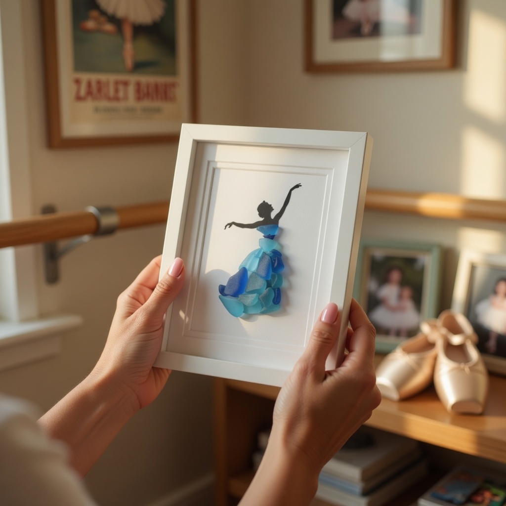 Sea Glass Ballet Art Photo Frame