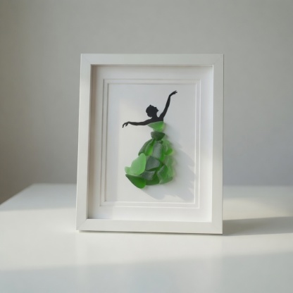 Sea Glass Ballet Art Photo Frame