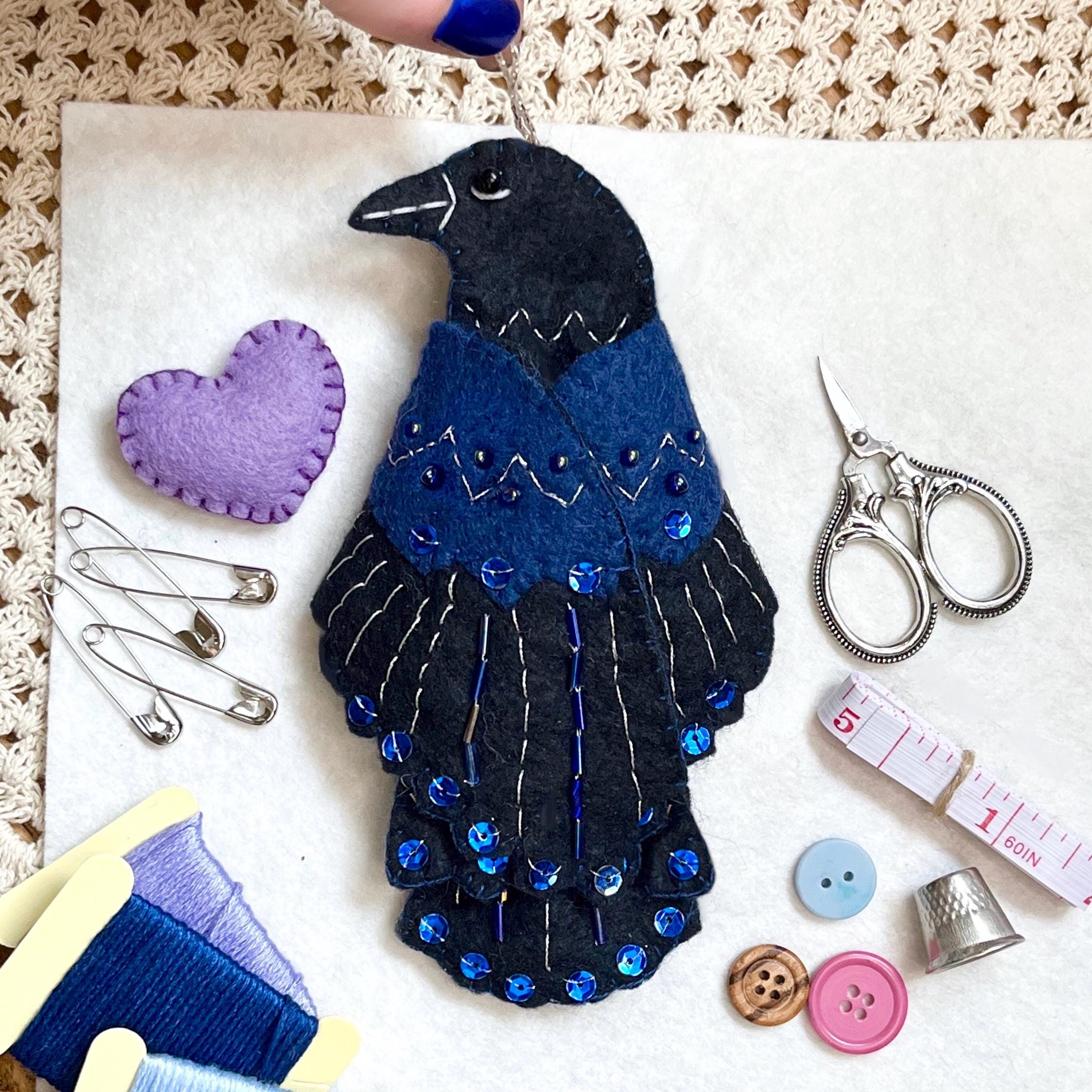 Handcrafted Bird Sewing Heirloom