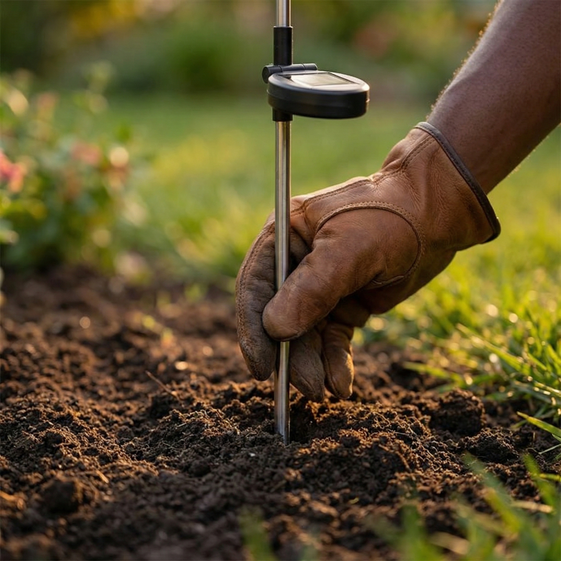 29.1in Solar Bunny Garden Stake Light 