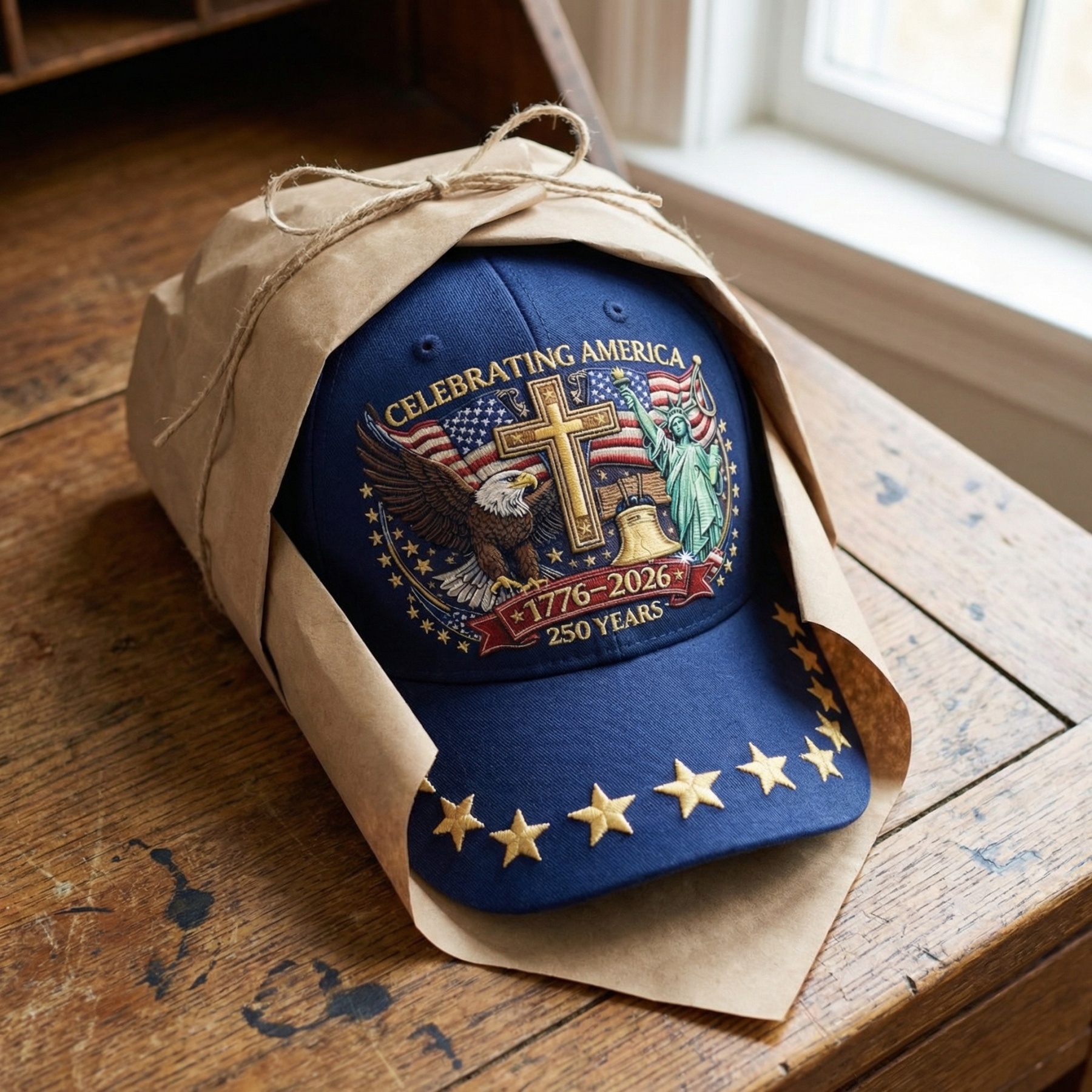 Celebrating America 250th Anniversary Baseball Cap (1776–2026)