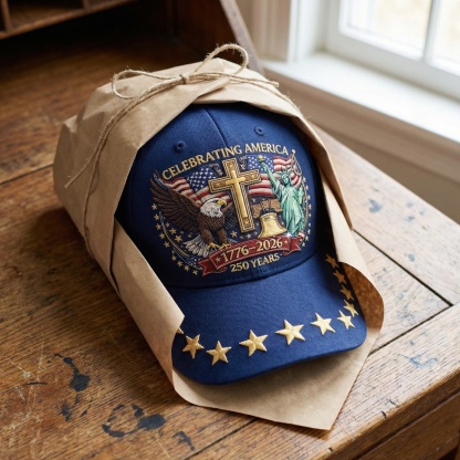 Celebrating America 250th Anniversary Baseball Cap (1776–2026)
