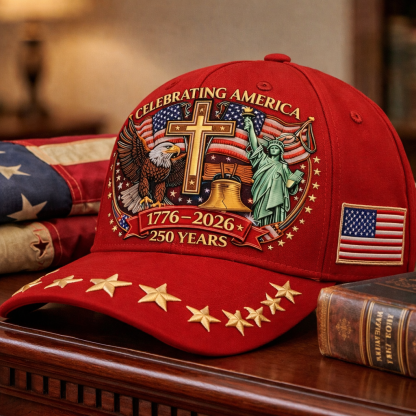 Celebrating America 250th Anniversary Baseball Cap (1776–2026)