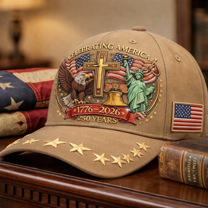 Celebrating America 250th Anniversary Baseball Cap (1776–2026)