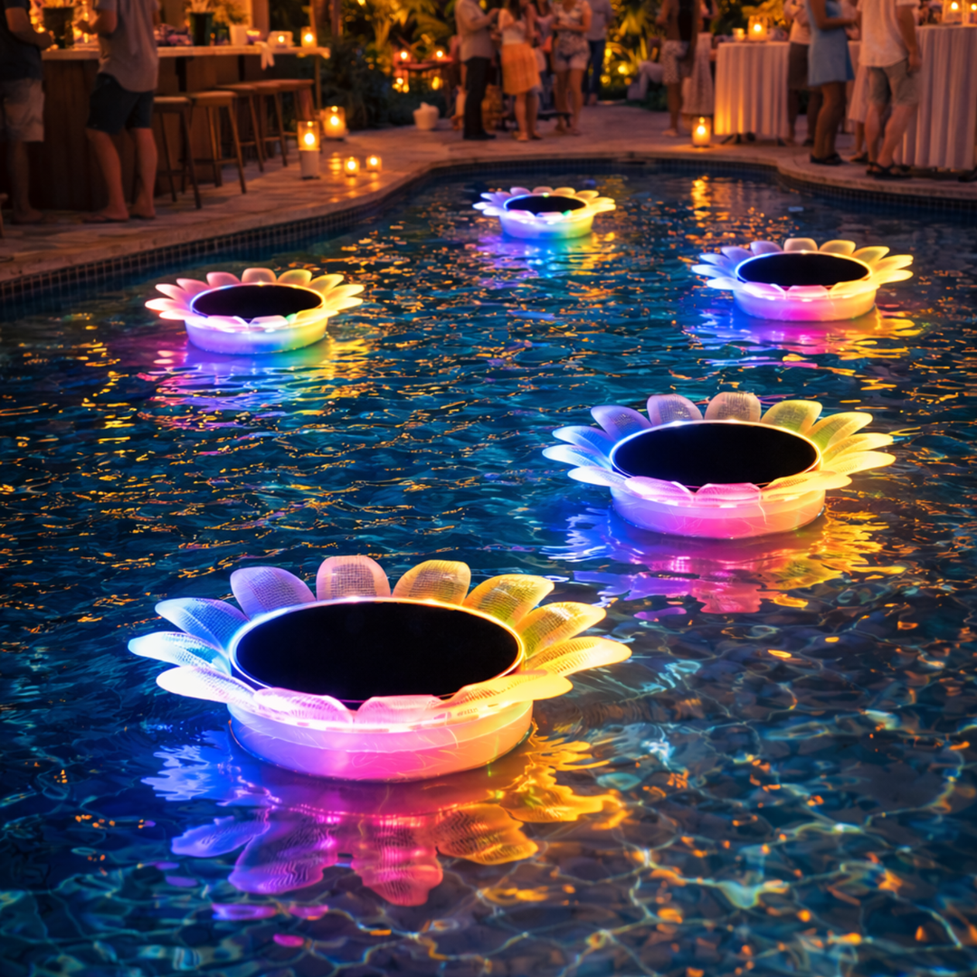Floating Sunflower Solar Pool Light