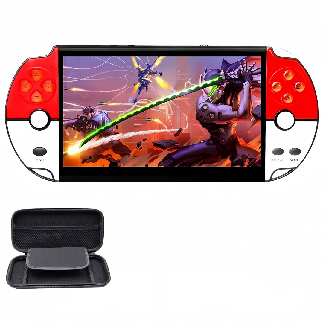 XRS-09｜7-inch multiplayer wireless handle retro video game console Birthday/holiday/Christmas gift