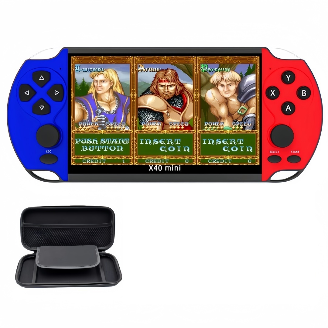 X40MINI｜6.5-inch double player video game console Supports wireless controllers Birthday/holiday/Christmas gift