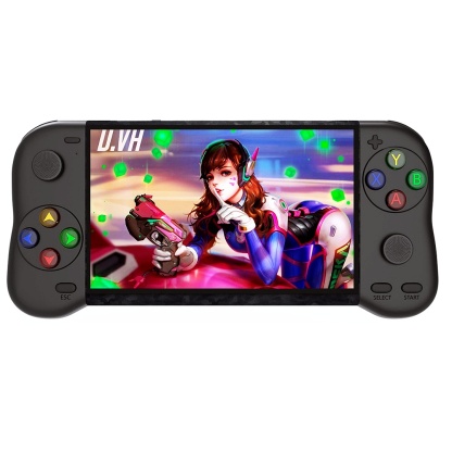 X19MAX｜5.1 inch handle appearance double player handheld video game console