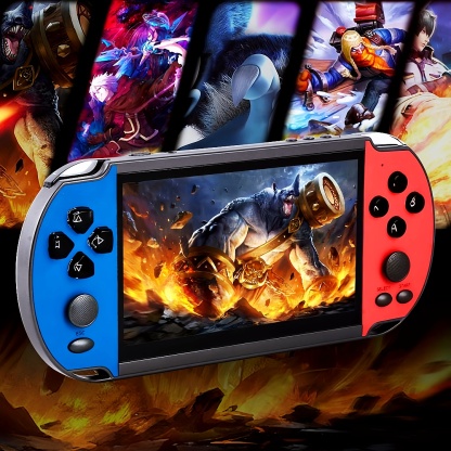 X7Plus｜5.1 Inch casual handheld game console mp3/mp4