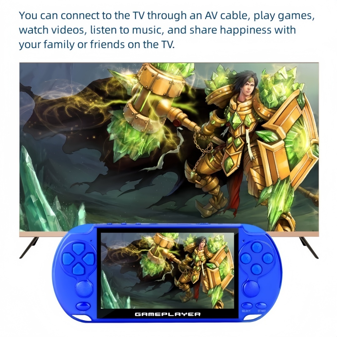 5.1 inch 128Bit retro handheld video game console