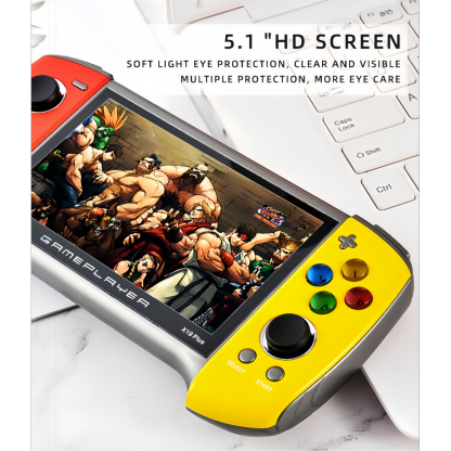 X19Plus｜5.1-inch two-color handheld game console birthday/Christmas gift mp3/mp4