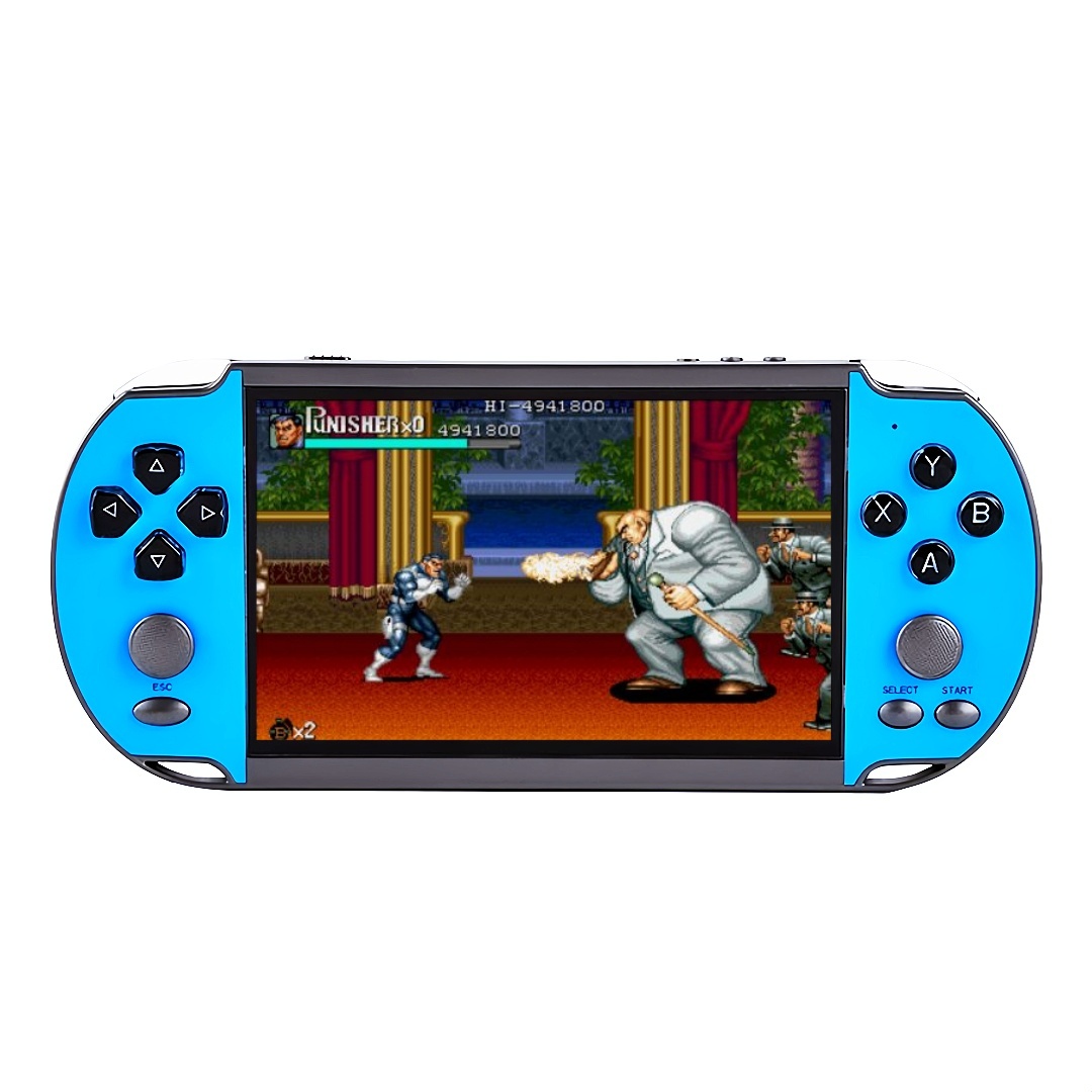 X7Plus｜5.1 Inch casual handheld game console mp3/mp4
