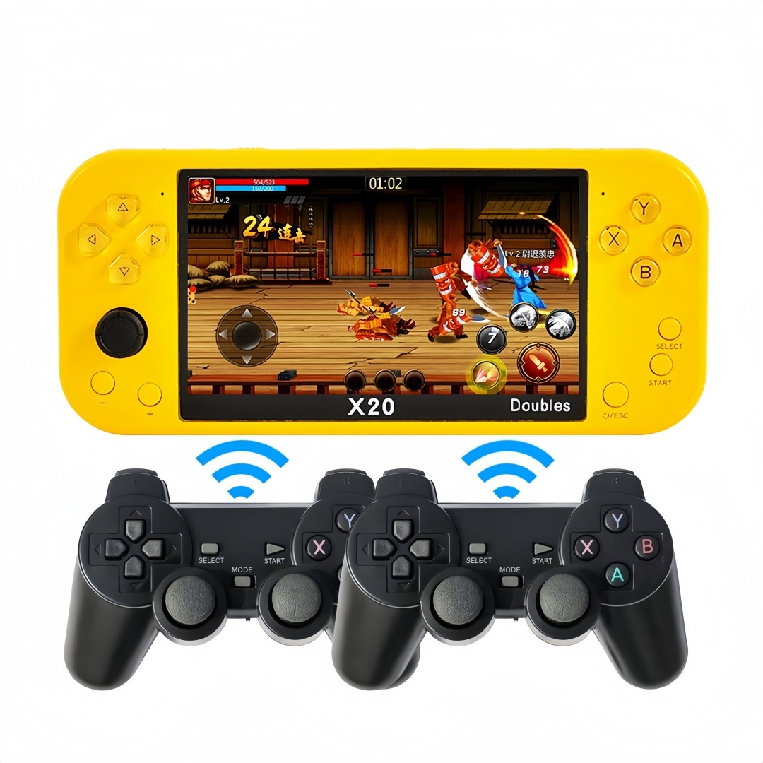 X20｜5.1-inch wireless double-player game console birthday/Christmas gift mp3/mp4