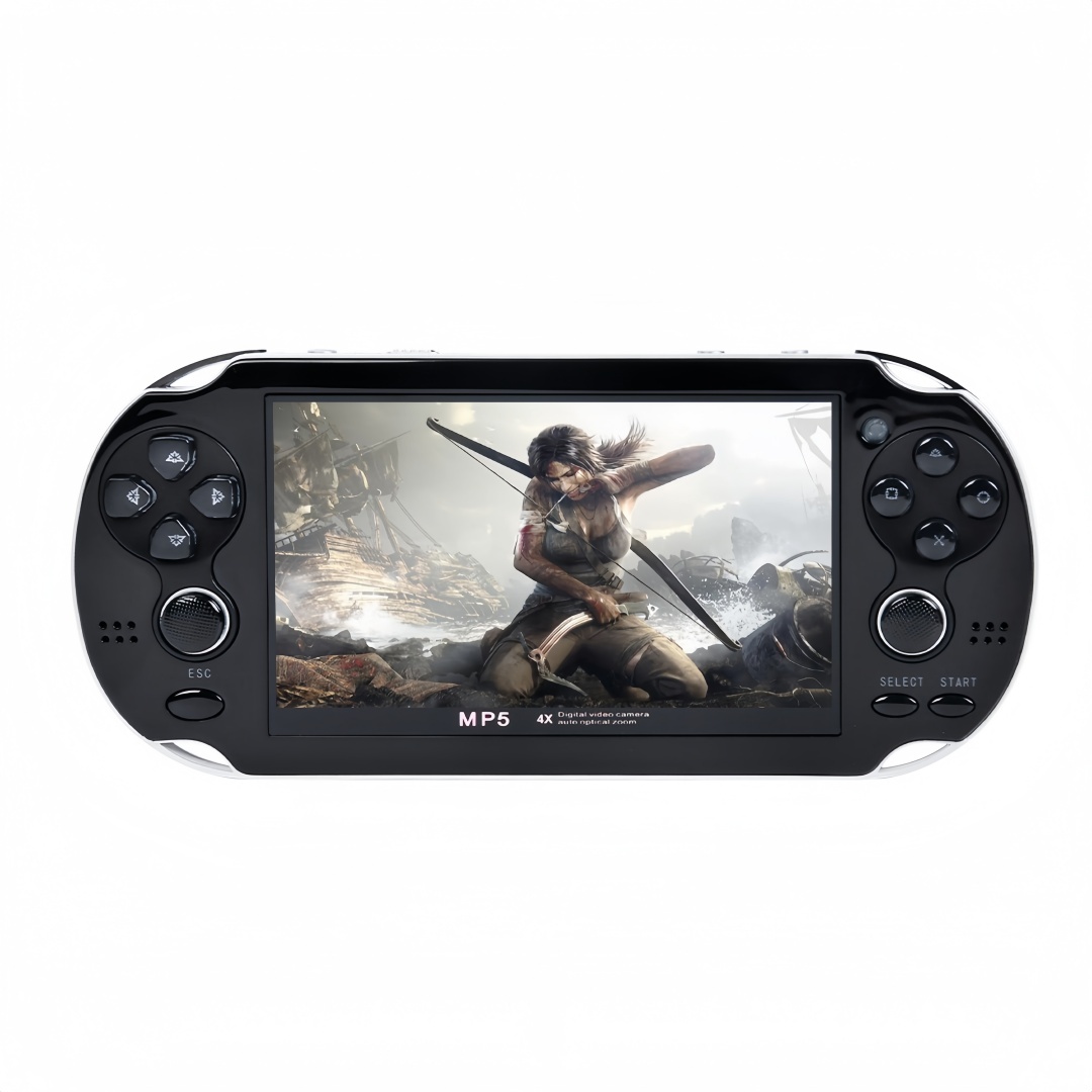 4.3 inch Retro Video Game Console Build 2200 Games for Multiple Emulators Dual Joystick Ergonomics Appearanc Support Instant Save/Load Portable Console Game Player MP3/4 Gifts