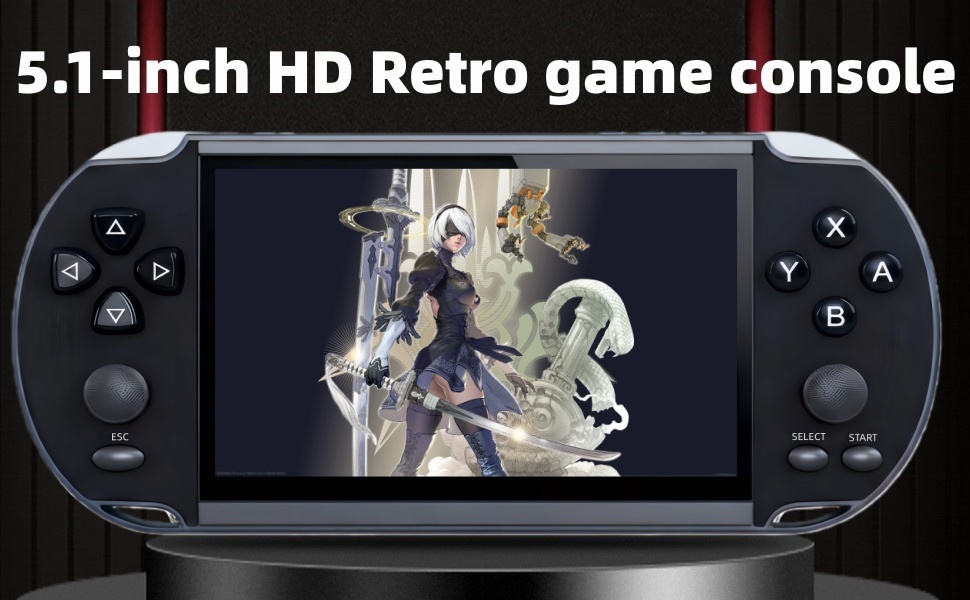 X9PB｜Multi-Function 5.1 Inch Video Game Console Built-in 4000 Retro Games