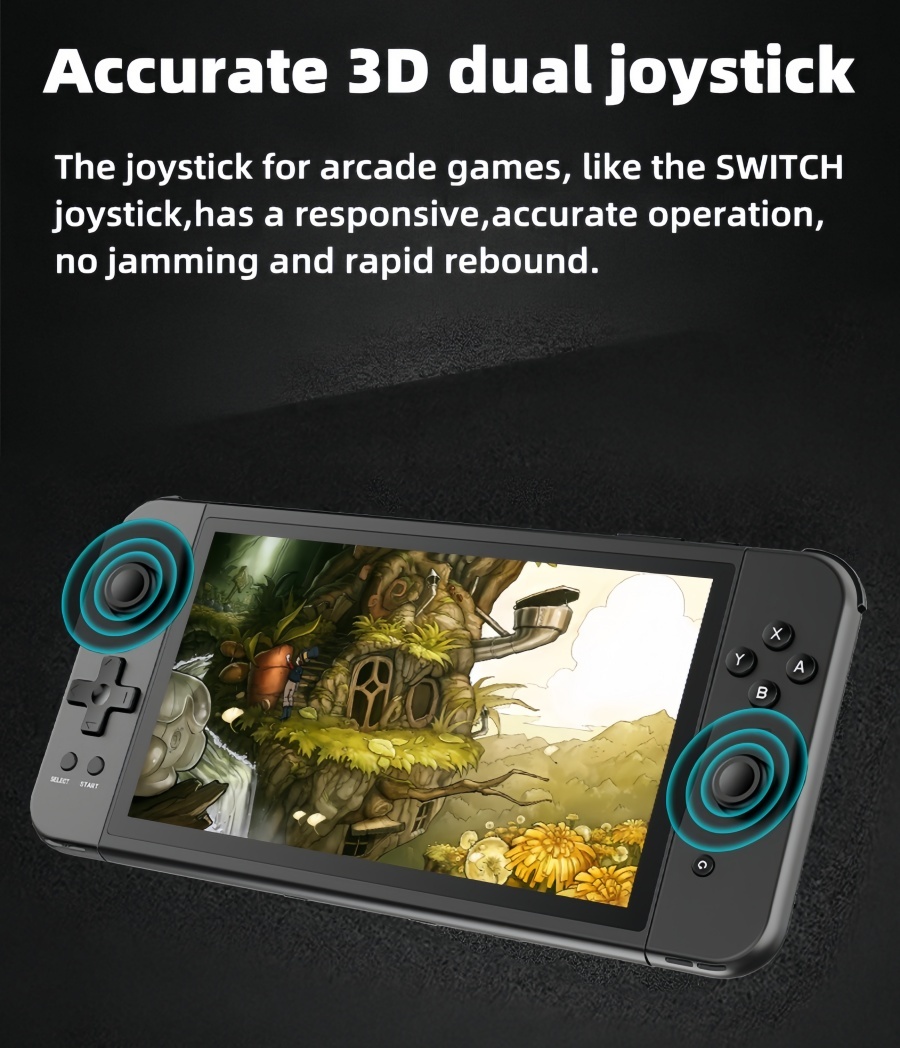 X70｜7-inch Quad-core Double Player video game console Birthday/holiday/Christmas gift