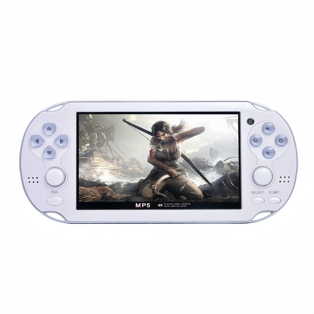 4.3 inch Retro Video Game Console Build 2200 Games for Multiple Emulators Dual Joystick Ergonomics Appearanc Support Instant Save/Load Portable Console Game Player MP3/4 Gifts