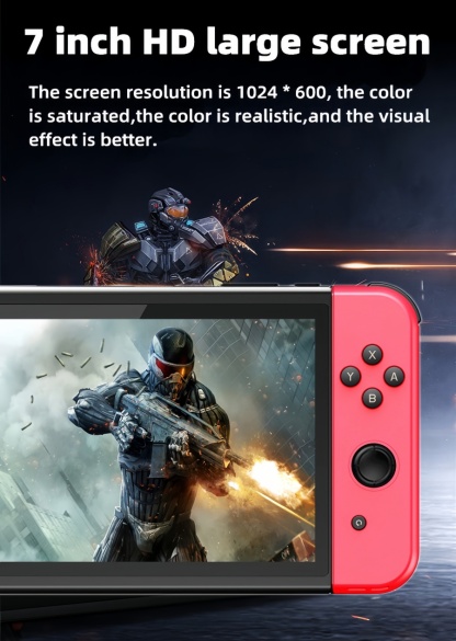 X70｜7-inch Quad-core Double Player video game console Birthday/holiday/Christmas gift