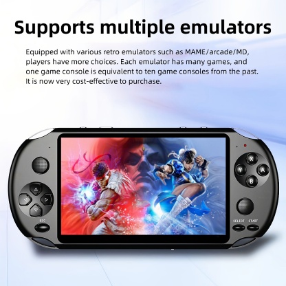 5.5 Inch Colorful Video game console  Multiple simulators Built in 9000 games can save/add/delete electronic game console Handheld gaming Retro portable game Device Toys Children/holiday gifts
