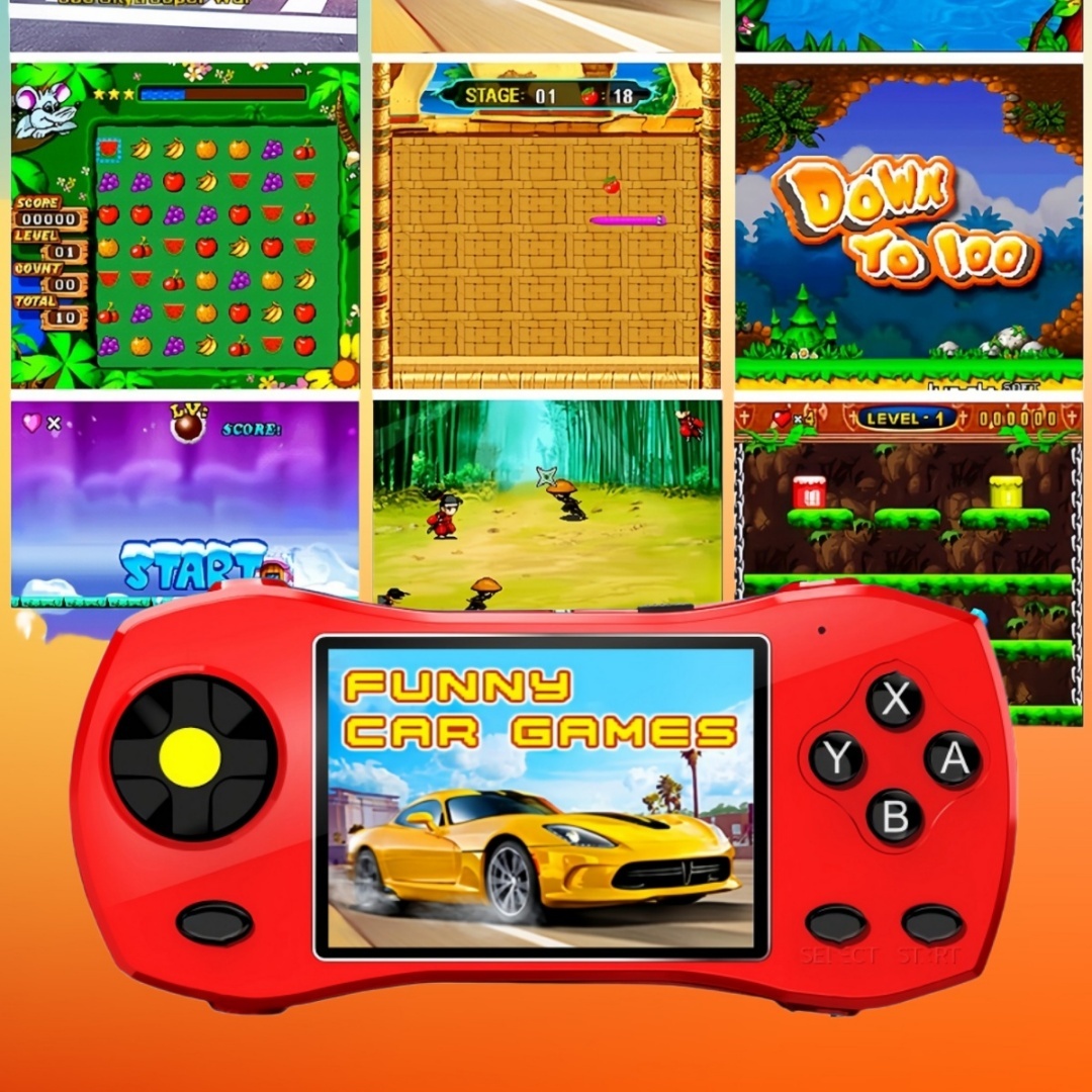 F1｜3-inch HD Sports Car Handheld Video Game Console