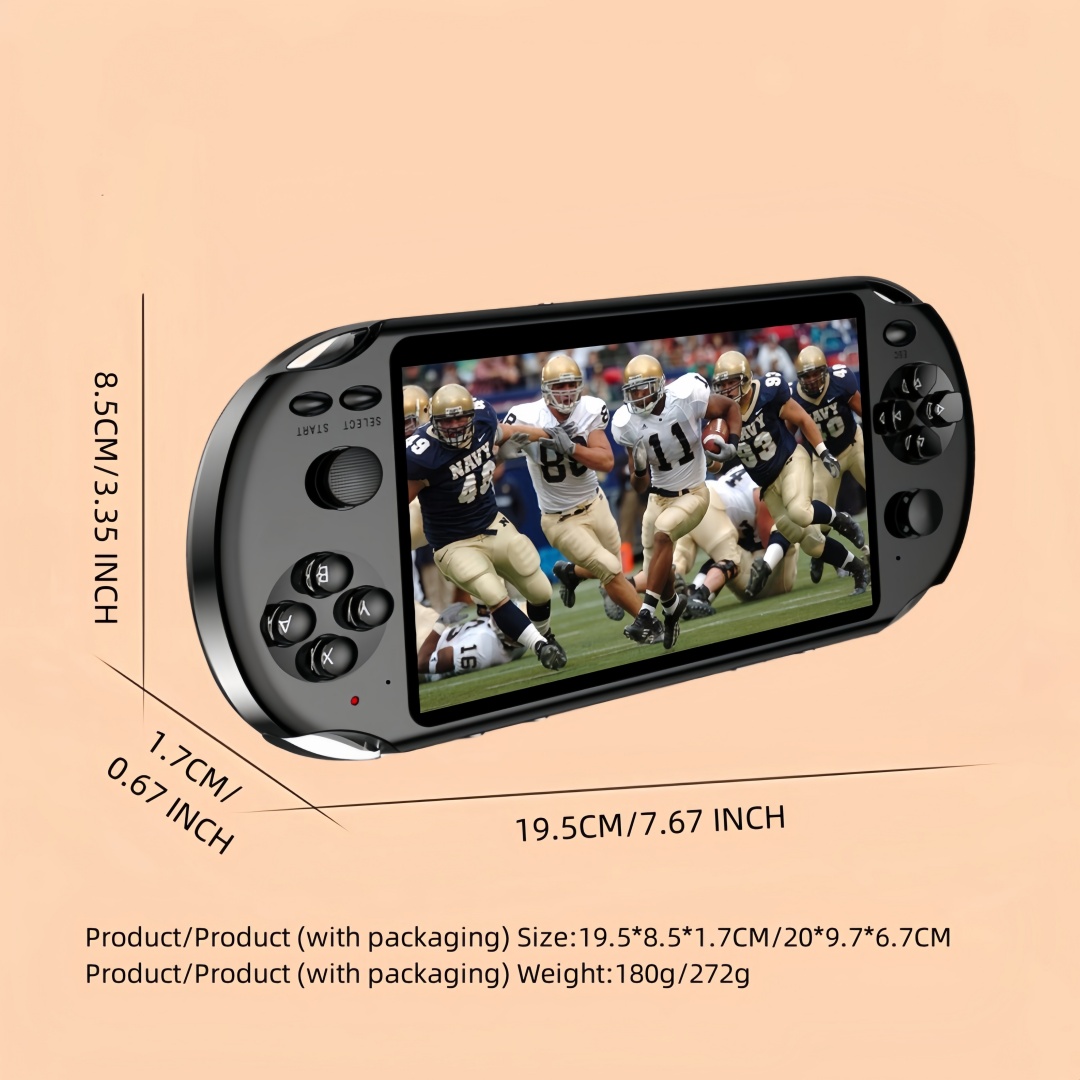 5.5 Inch Colorful Video game console  Multiple simulators Built in 9000 games can save/add/delete electronic game console Handheld gaming Retro portable game Device Toys Children/holiday gifts