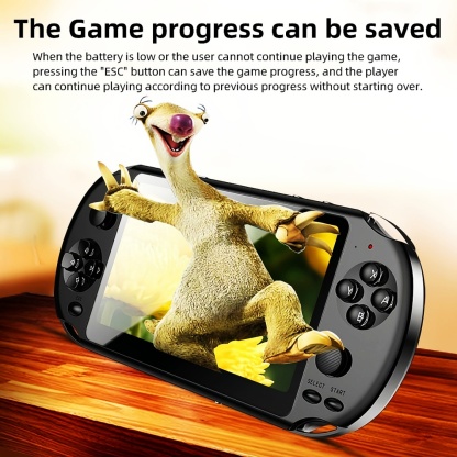 5.5 Inch Colorful Video game console  Multiple simulators Built in 9000 games can save/add/delete electronic game console Handheld gaming Retro portable game Device Toys Children/holiday gifts