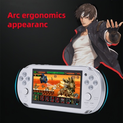 4.3 inch Retro Video Game Console Build 2200 Games for Multiple Emulators Dual Joystick Ergonomics Appearanc Support Instant Save/Load Portable Console Game Player MP3/4 Gifts