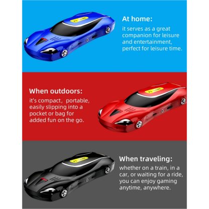 F1｜3-inch HD Sports Car Handheld Video Game Console