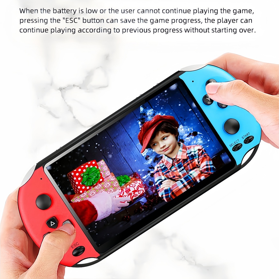 5.5 Inch Colorful Video game console  Multiple simulators Built in 9000 games can save/add/delete electronic game console Handheld gaming Retro portable game Device Toys Children/holiday gifts
