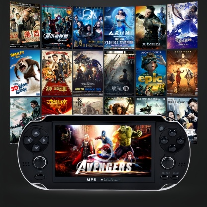 4.3 inch Retro Video Game Console Build 2200 Games for Multiple Emulators Dual Joystick Ergonomics Appearanc Support Instant Save/Load Portable Console Game Player MP3/4 Gifts