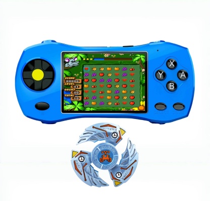3-inch HD Sports Car Handheld Video Game Console 250 64-bit Games Support TV-OUT Portable Children's Puzzle Games Toys Ideal Birthday/Holiday Gift Perfect for Indoors/Outdoors/Travel