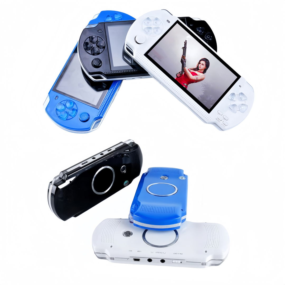 Video Game Console 4.3 inch 8GB Built-in 2000 Retrp Classic Games for Multiple Simulators Game can save multiple progress Video/Music/E-Book Portable Console Gift for Boyfriend/children