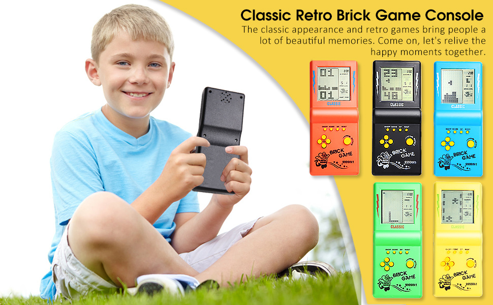 8050｜3.5-inch Large Screen Retro Brick Game Console for The 80s/90s