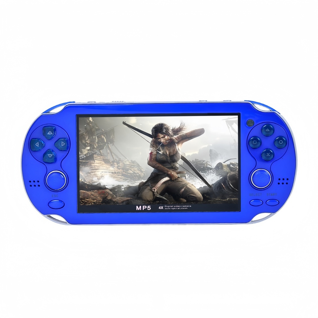 4.3 inch Retro Video Game Console Build 2200 Games for Multiple Emulators Dual Joystick Ergonomics Appearanc Support Instant Save/Load Portable Console Game Player MP3/4 Gifts