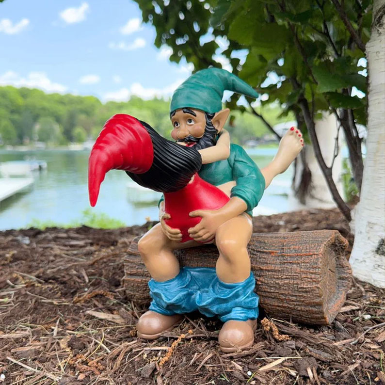 Funny Gnome Garden Statue