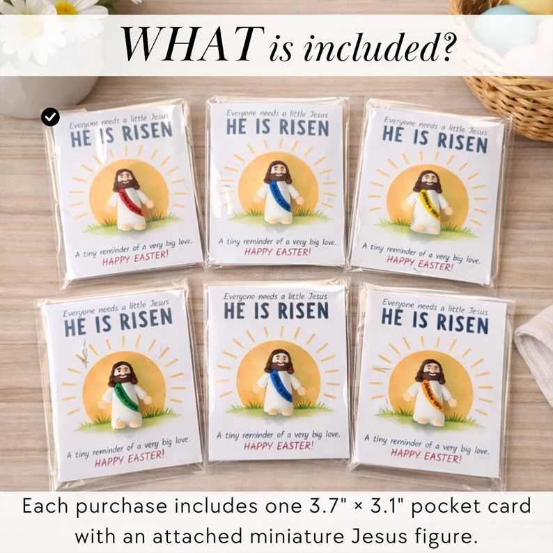 Christian Easter Mini Jesus Pocket Cards