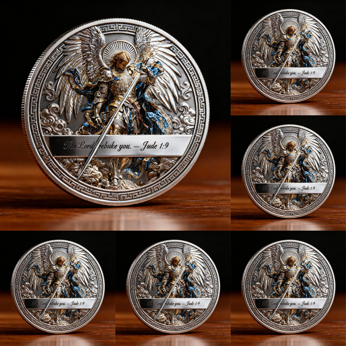 🏆Flash Sale 60% OFF - St. Michael the Archangel – “Victory Over Evil” Commemorative Coin