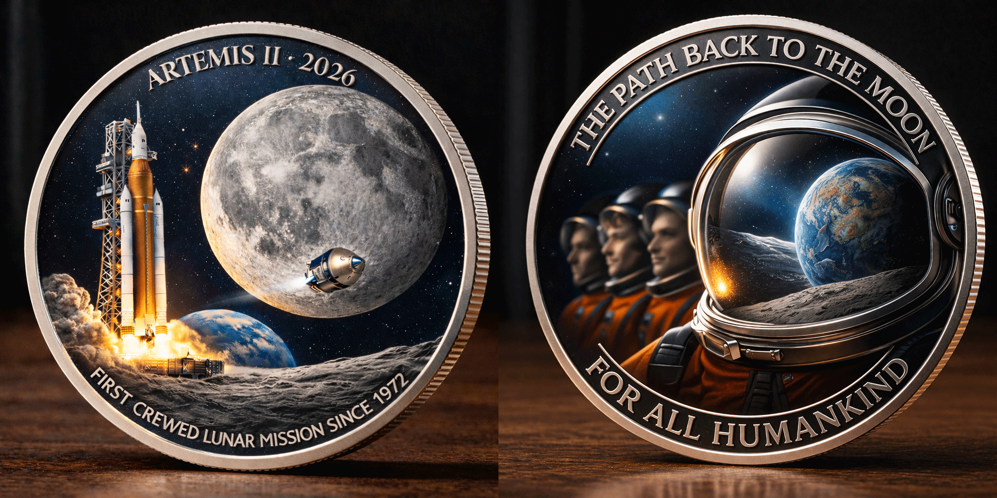 Artemis II Commemorative Coin