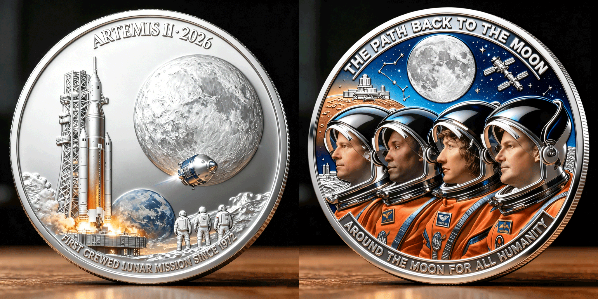 Artemis II Commemorative Coin