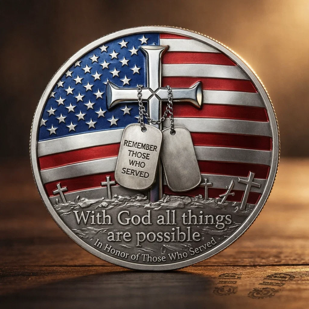 🏆NEW YEAR 60% OFF - 🇺🇸 No Greater Love – Honor of Those Who Served Commemorative Coin