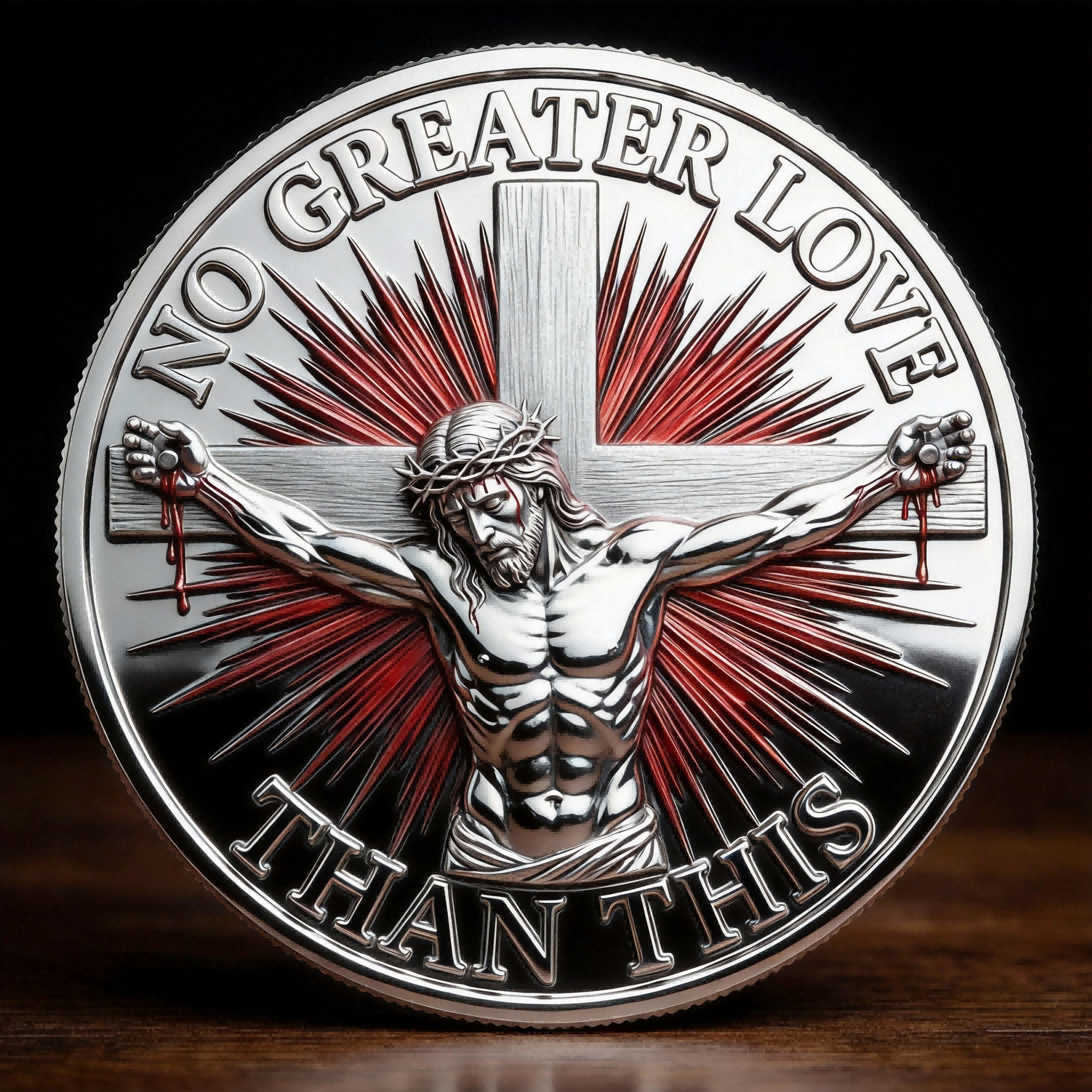 🏆NEW YEAR 60% OFF - ✝️“No Greater Love” Resurrection Commemorative Coin