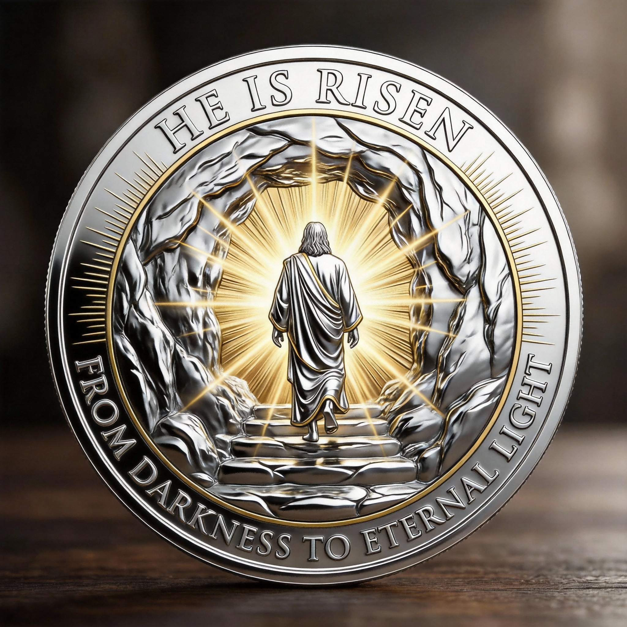 🏆NEW YEAR 60% OFF - ✝️“No Greater Love” Resurrection Commemorative Coin