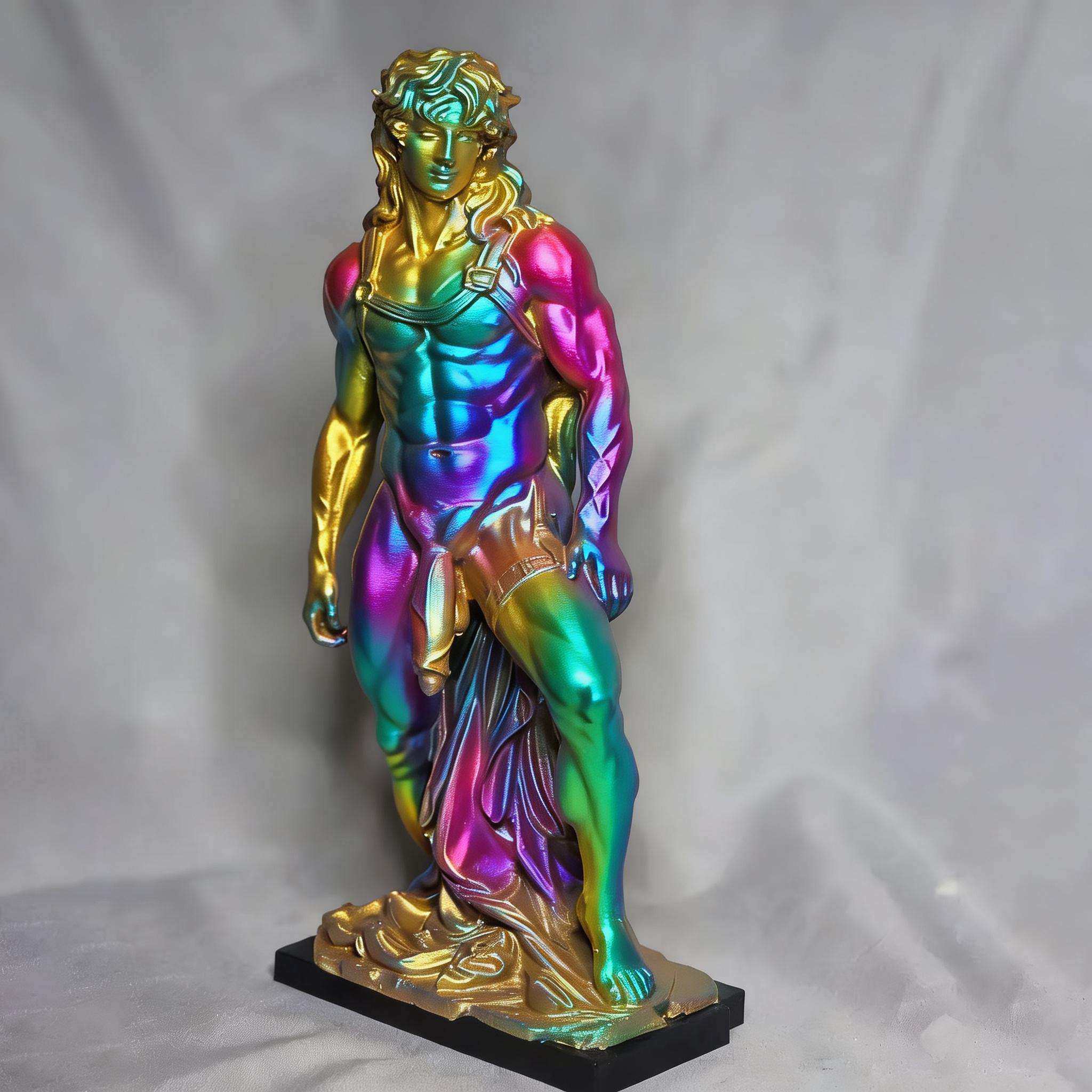 The "Hung in Gold" Male Sculpture