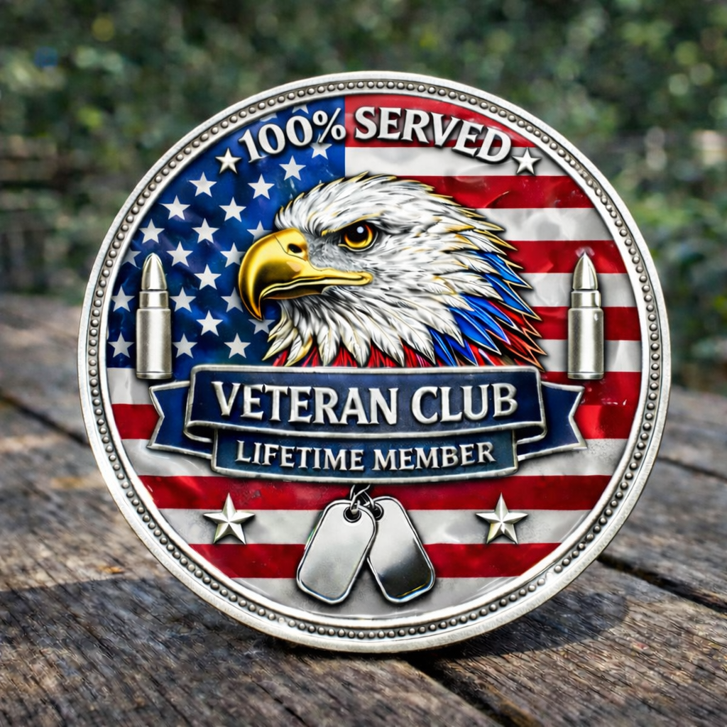 Veteran Club – Lifetime Member Commemorative Coin