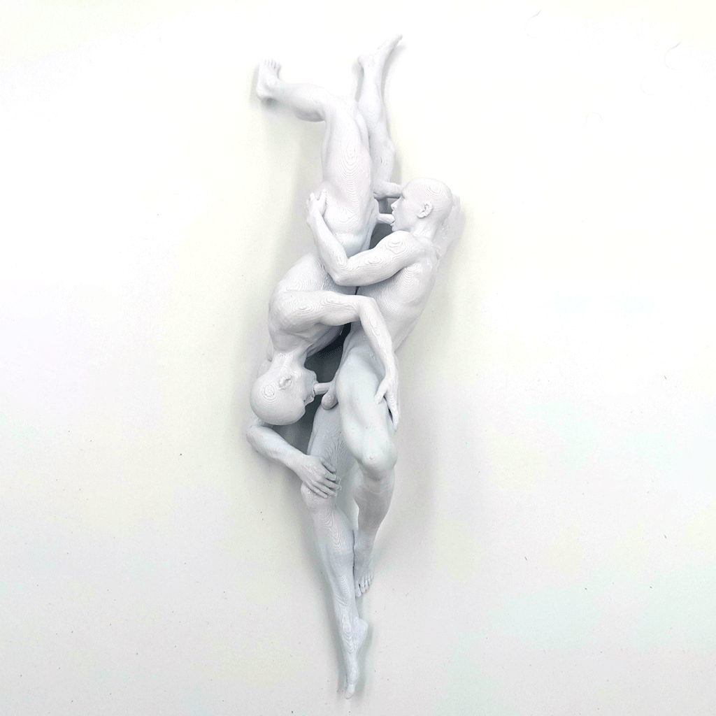 Intertwined Forms Sculpture