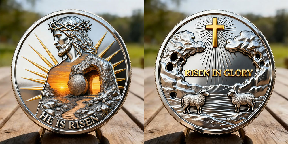 He Is Risen – Risen in Glory Commemorative Coin
