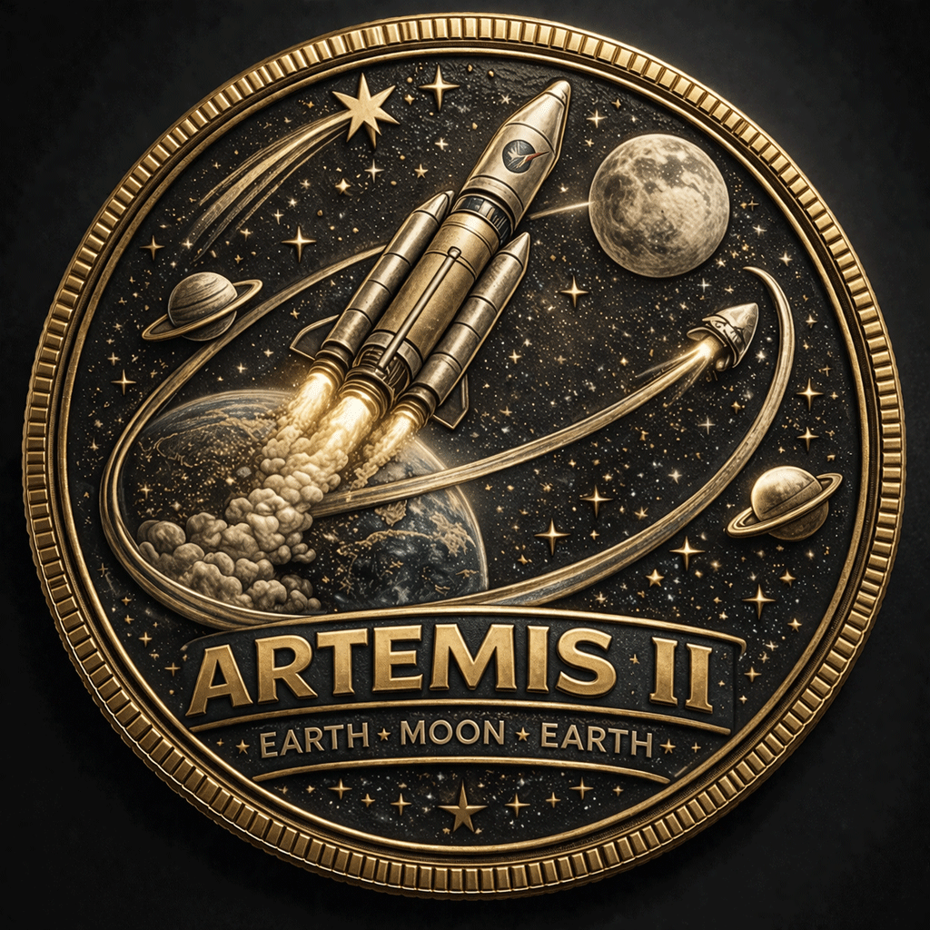 Artemis II Commemorative Coin