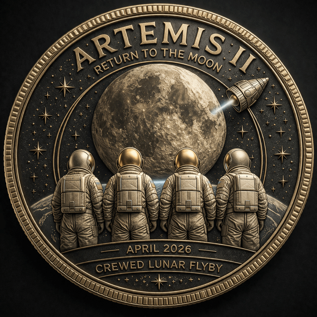 Artemis II Commemorative Coin